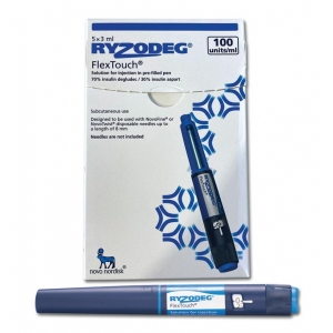 Ryzodeg Flextouch 100 U/ml 5X3ml
